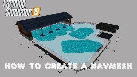 Building a navMesh for cow husbandry placeable - FS19
