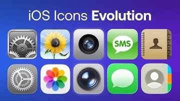 iPhone Icons Evolution: From iOS 1 to iOS 26