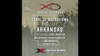 XO: State of Waterfowl - Arkansas (feat. Luke Naylor AGFC Waterfowl Program Coordinator)
We are excited to release the next chapter of XO: State of Waterfowl”
We had the pleasure of having Luke Naylor (AGFC Waterfowl Program Coordinator), and Jim Ronquest (Co-Host of RNT-V) in on our discussion of the “State of Waterfowl” in Arkansas.
Xpress Outdoors: “State of Waterfowl,” presented by Grosse Savanne Lodge. Special thanks to Lone Cypress Duck Club.
In this special edition of “State of Waterfowl,” we welcome Arkansas Game and Fish Commission Waterfowl Program Coordinator, Luke Naylor to discuss the “State of Waterfowl” in Arkansas. XO: State of Waterfowl - Arkansas (feat. Luke Naylor AGFC Waterfowl Program Coordinator)