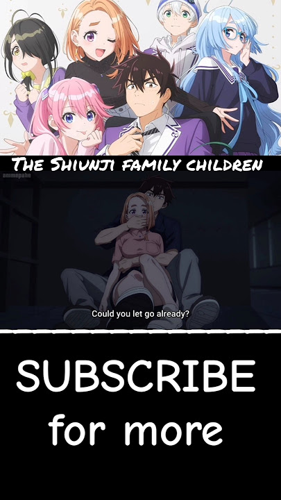 He kidnapped his step sister l l The Shiunji family children l l #anime #stepsister