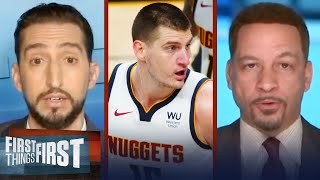 Nikola Jokić takes MVP with 91 out 100 votes, Nick \& Broussard react | NBA | FIRST THINGS FIRST