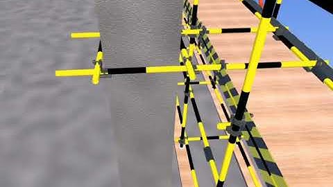 BIM scaffolding construction simulation