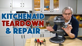 Fixing KitchenAid Pro 600 Stand Mixer Teardown & Rebuild Of Gearbox - Glen & Friends Cooking