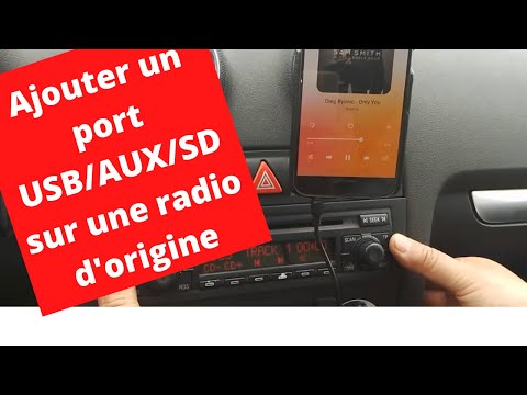 Ajouter des ports USB-SD-AUX sur un poste radio d'origine/add USB-SD-AUX ports on an original radio