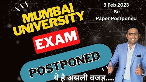 Mumbai University Exam News | Why Exams Postponed Again.... | Toshib Shaikh