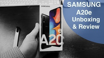 Samsung A20e Unboxing and Quick review