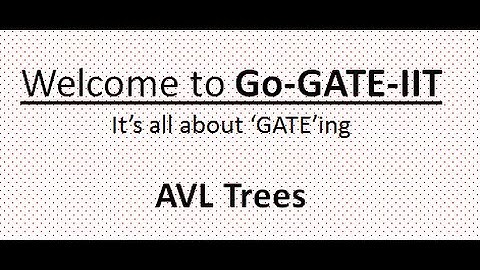 Data Structure : AVL trees