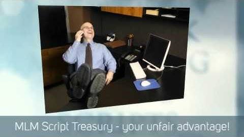 MLM Script Treasury Not Your Usual Network Marketing Phone Scripts scripts for calling mlm leads