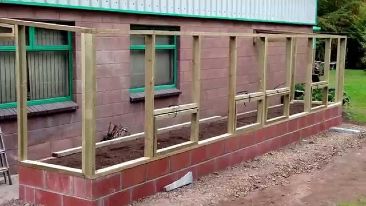 DIY Lean - to Greenhouse Part 4 - YouTube