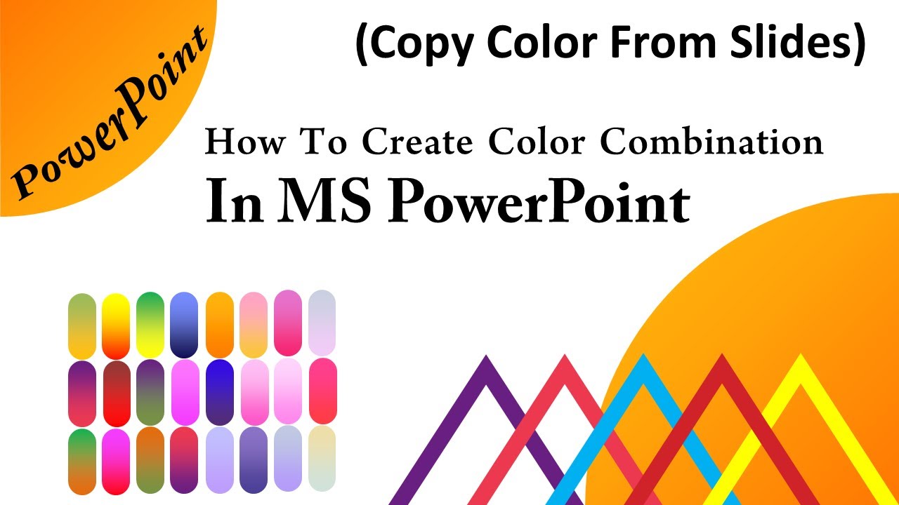 How to make Colorful Slides in PowerPoint Template in Microsoft