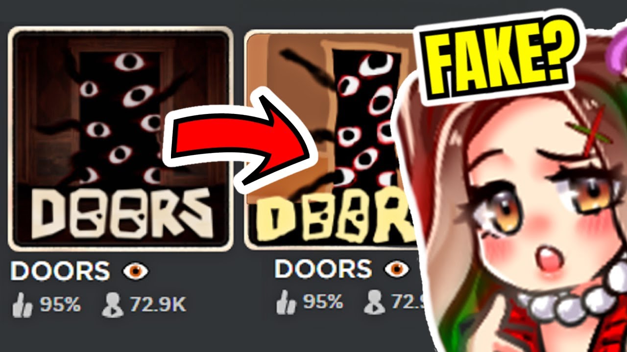 Roblox DOORS, But It's a FAKE VERSION.. YouTube