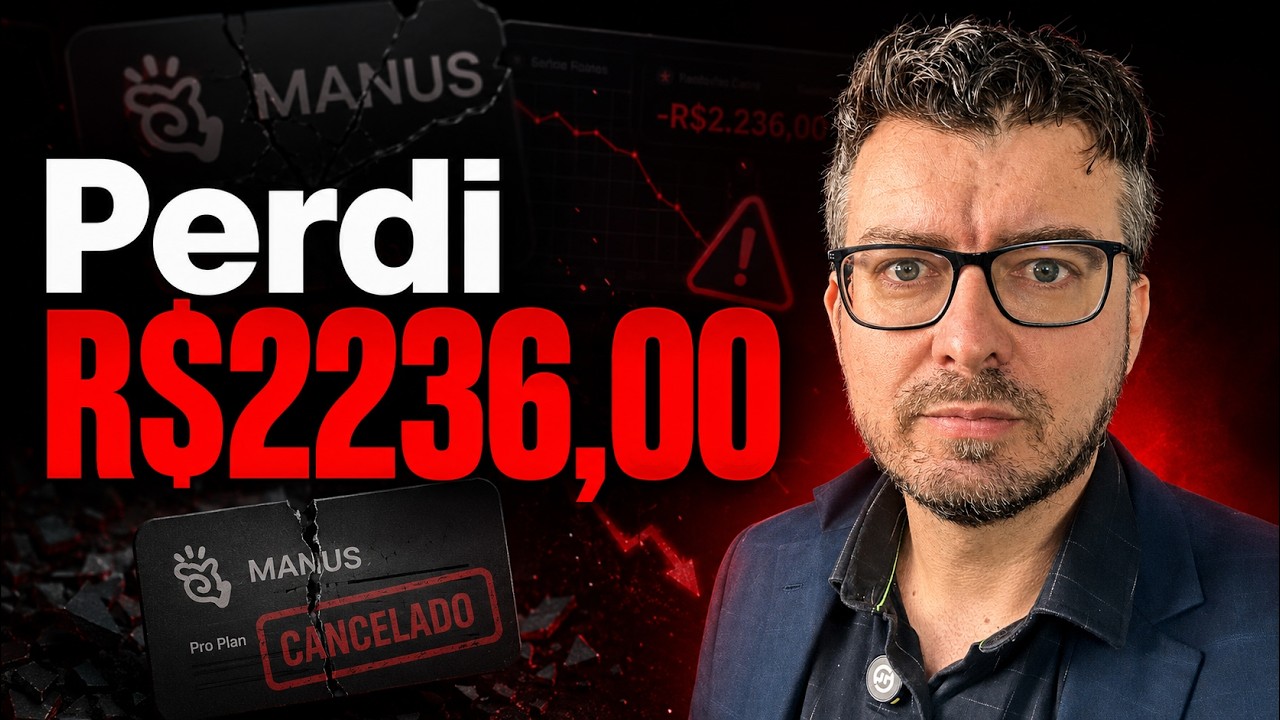 PERDI R$ 2.236 no MANUS! O Claude Code Faz TUDO Isso de Graça | Limites da I.A