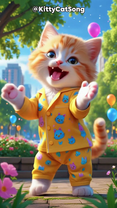 Kucing Nyanyi Pok Ame ame Cilukba #kucing #kucinglucu #kucingnyanyi #viralvideo