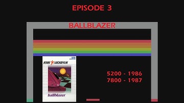 Ballblazer - Atari 5200 Vs Atari 7800