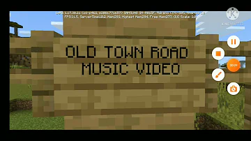 Old town road In Minecraft music video