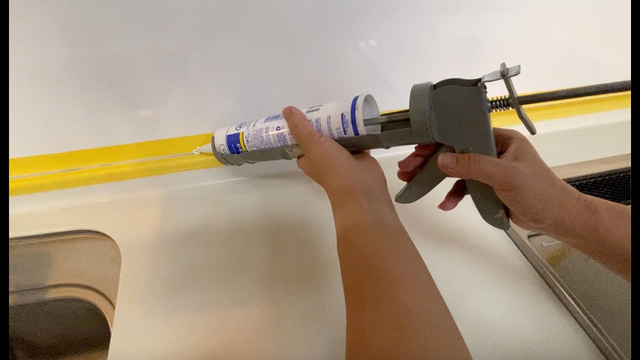 3 DIY キッチンコーキングの打ち替え YouTube