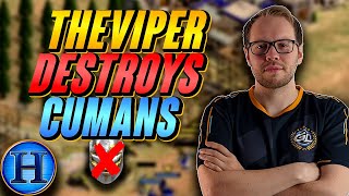 How TheViper DESTROYS Cumans In Just 20 minutes | AoE2