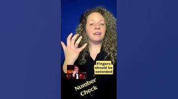 Are you making these common ASL mistakes with the number 5?