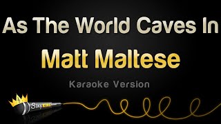 Matt Maltese - As The World Caves In (Karaoke Version)