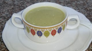 شربة البروكلي لذيذة وسريعة التحضير & soupe de brocolis