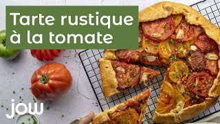 Tarte rustique à la tomate