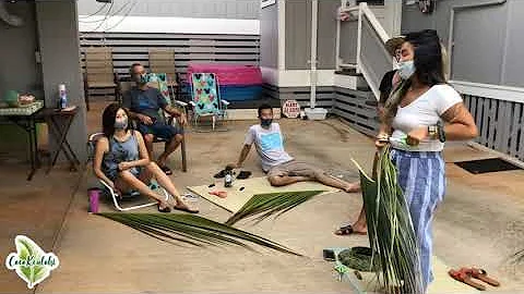 HOW TO MAKE A PAPALE NIU  |  (COCONUT FROND HAT)  |  PRIVATE WORKSHOP  |  (EP.1)  | COCOKEALOHI
