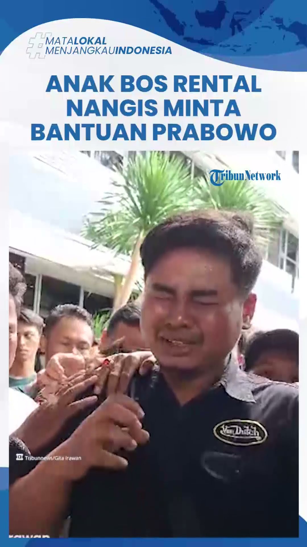 Tangis Pilu Anak Bos Rental Minta Bantuan Prabowo: Susah Sekali Cari Keadilan di Negara Ini