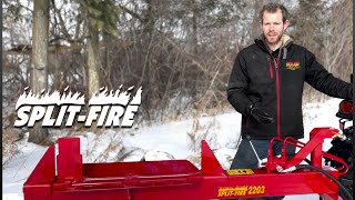 SPLIT-FIRE 2203 | 3PT hitch on a Kioti CK2610