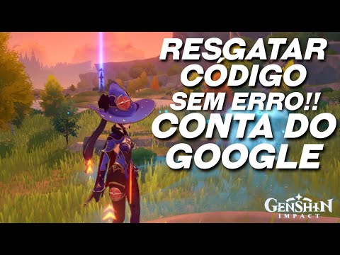 GENSHIN IMPACT - COMO VINCULAR A CONTA GOOGLE E RESGATAR CODIGO 