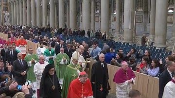 Vespers with Pope Francis for the 52nd Week of Prayer for Christian Unity 18 January 2018 HD