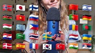 : Asmr Whispering in 30 Languages "Relax"