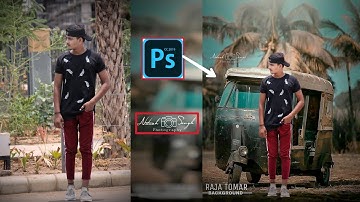 Photo background change in photoshop / Photoshop manipulation tutorial 2021 - Smart Editing