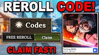 New Reroll Code Event Update The Forge Roblox