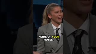 Zendaya's travel experiences.