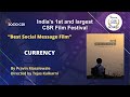 Currency  film by pravin masalewale suhanathetastemakers  directed by tejas kulkarni