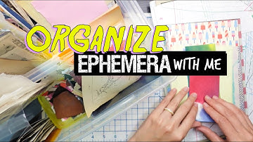 Organize Ephemera With Me