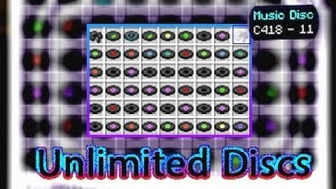 How to get infinite discs in Minecraft