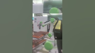 Collaborative Robot CNC Loading and Unloading Compilation  #collaborativerobots  #factory #machine