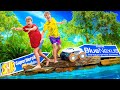 Staying in the Swimming Pool All Day with our POOL CLEANER ROBOT | SHK Swimming Pool Challenge!