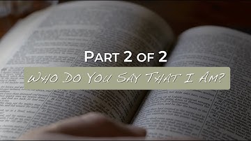 Who Do You Say That I Am Part 2 of 2   Jacob Prasch
