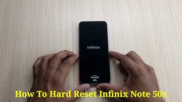 Infinix Note 50x 5G Full Reset