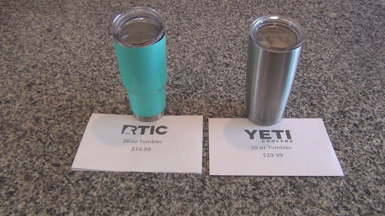 Yeti vs RTIC   Tumbler Test