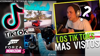 REACCIONANDO A LOS TIK TOKS MAS VIRALES DE FORZA HORIZON 5!!