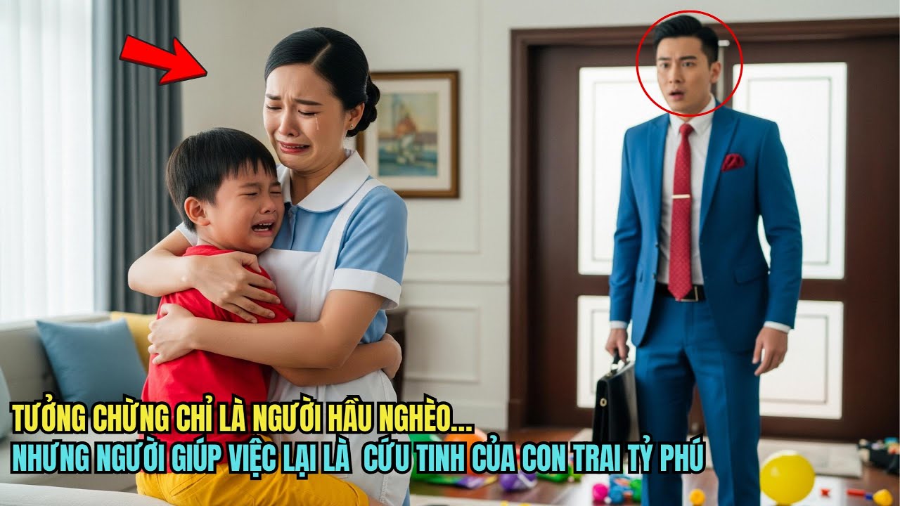 Người giúp việc bình thản khiến cậu bé con trai tỷ phú bật khóc cầu xin