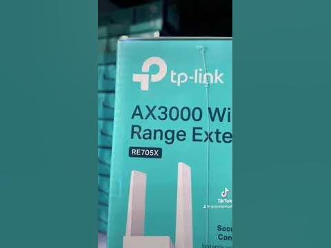 TP-Link RE705X AX3000 Dual Band WiFi 6 Range Extender One Mesh