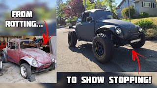 BUILDING A VW BAJA BUG IN 10 MINUTES!