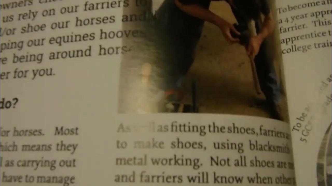 How to be a Farrier in the UK. YouTube