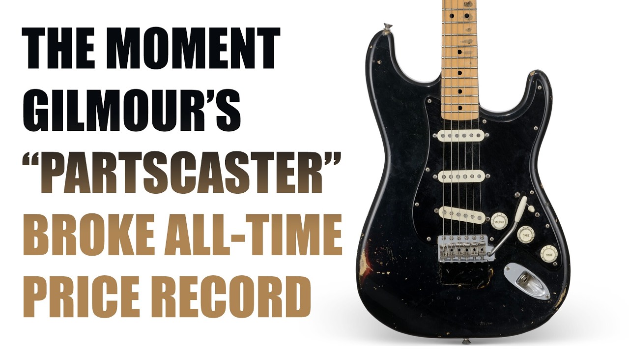 The Moment David Gilmour's BLACK STRAT PARTSCASTER SMASHES the ALL