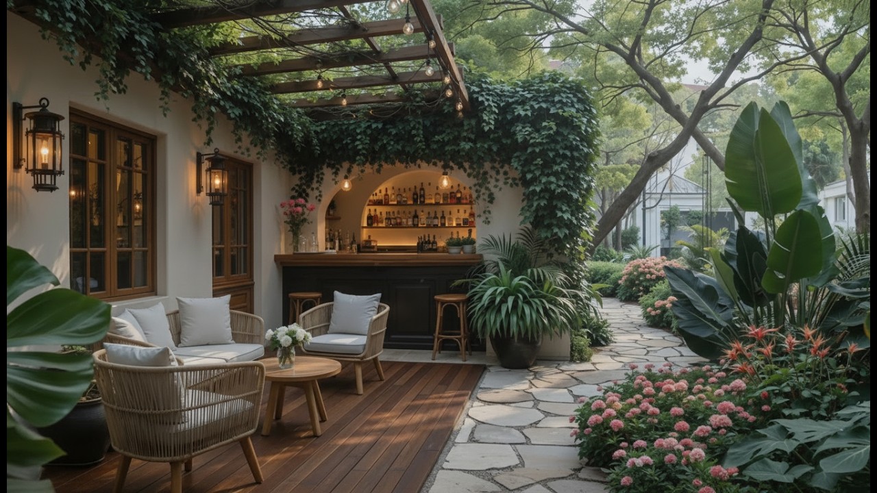 Smooth Jazz Music & Spring Morning Cozy Cafe Ambience | Smooth Ballad Jazz Music for Work, Study