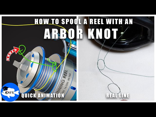 Tie The Perfect Knot On Your Fishing Reel Spool + Arbor Knot